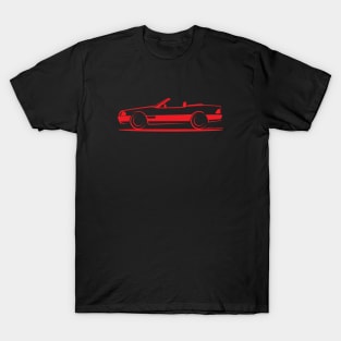 Mercedes Benz 500SL W129 Red T-Shirt